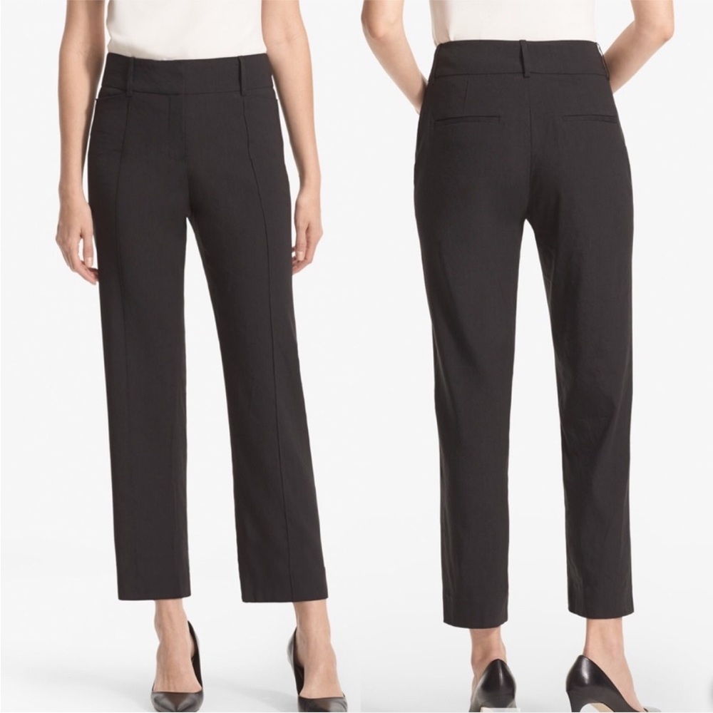 MM Lafleur Gray Cropped Ankle Pants